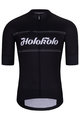 HOLOKOLO Cyklistický dres s krátkym rukávom - GEAR UP - čierna