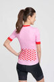 RIVANELLE BY HOLOKOLO Cyklistický dres s krátkym rukávom - FRUIT LADY - ružová/červená