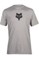 FOX Cyklistické tričko s krátkym rukávom - FOX HEAD PREM - šedá