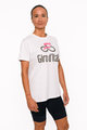 NU. BY HOLOKOLO Cyklistické tričko s krátkym rukávom - GIRO III - biela