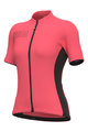 ALÉ Cyklistický dres s krátkym rukávom - SOLID COLOR BLOCK - ružová