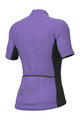 ALÉ Cyklistický dres s krátkym rukávom - SOLID COLOR BLOCK - fialová
