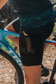 ALÉ Cyklistické nohavice krátke s trakmi - OFF-ROAD GRAVEL STONES CARGO LADY - zelená