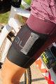 ALÉ Cyklistické nohavice krátke s trakmi - OFF-ROAD GRAVEL STONES CARGO LADY - fialová