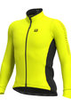 ALÉ Cyklistický dres s dlhým rukávom zimný - SOLID FONDO WINTER - žltá