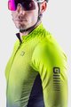 ALÉ Cyklistický dres s dlhým rukávom zimný - R-EV1 CLIMA PROTECTION 2.0 VELOCITY WIND G+ - žltá/čierna