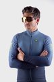 ALÉ Cyklistický dres s dlhým rukávom zimný - R-EV1 CLIMA PROTECTION 2.0 VELOCITY WIND G+ - šedá/čierna