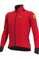 ALÉ Cyklistický dres s dlhým rukávom zimný - KLIMATIK K-IDRO WR LS - červená