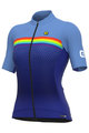 ALÉ Cyklistický dres s krátkym rukávom - PR-S BRIDGE - modrá
