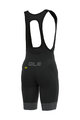 ALÉ Cyklistické nohavice krátke s trakmi - R-EV1 GT 2.0 - čierna
