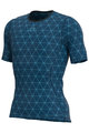 ALÉ Cyklistické tričko s krátkym rukávom - QUARK - modrá
