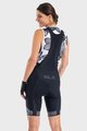 ALÉ Cyklistické nohavice krátke s trakmi - PRS MASTER 2.0 LADY - čierna/biela
