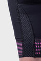 ALÉ Cyklistické nohavice krátke s trakmi - PRS MASTER 2.0 LADY - čierna/ružová