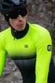 ALÉ Cyklistická zateplená bunda - PR-S GRADIENT - žltá/čierna
