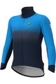 ALÉ Cyklistická zateplená bunda - PR-S GRADIENT - modrá/svetlo modrá