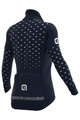 ALÉ Cyklistická zateplená bunda - PR-R STARS - modrá/biela