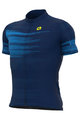 ALÉ Cyklistický dres s krátkym rukávom - SOLID TURBO - modrá