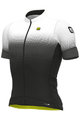 ALÉ Cyklistický dres s krátkym rukávom - PR-S GRADIENT - biela