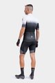 ALÉ Cyklistický dres s krátkym rukávom - PR-S GRADIENT - biela