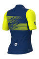 ALÉ Cyklistický dres s krátkym rukávom - PR-S LOGO - modrá