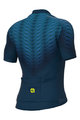 ALÉ Cyklistický dres s krátkym rukávom - SOLID THORN - modrá