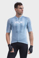 ALÉ Cyklistický dres s krátkym rukávom - SOLID THORN - modrá