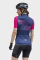 ALÉ Cyklistický dres s krátkym rukávom - PR-S LOGO LADY - fialová/ružová