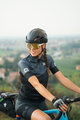 ALÉ Cyklistický dres s krátkym rukávom - SOLID LEVEL LADY - šedá