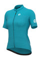 ALÉ Cyklistický dres s krátkym rukávom - SOLID LEVEL LADY - zelená