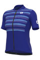 ALÉ Cyklistický dres s krátkym rukávom - SOLID WAVES LADY - modrá