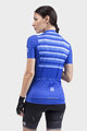 ALÉ Cyklistický dres s krátkym rukávom - SOLID WAVES LADY - modrá