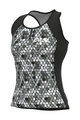 ALÉ Cyklistický dres bez rukávov - SOLID CANDY LADY - čierna