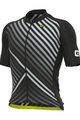 ALÉ Cyklistický dres s krátkym rukávom - PR-R FAST - čierna
