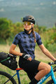 ALÉ Cyklistický dres s krátkym rukávom - OFF ROAD - GRAVEL SCOTTISH LADY - modrá