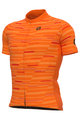 ALÉ Cyklistický dres s krátkym rukávom - SOLID STEP - oranžová