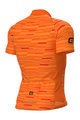 ALÉ Cyklistický dres s krátkym rukávom - SOLID STEP - oranžová