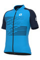 ALÉ Cyklistický dres s krátkym rukávom - LOGO - svetlo modrá