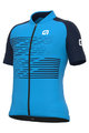 ALÉ Cyklistický dres s krátkym rukávom - LOGO - svetlo modrá