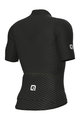 ALÉ Cyklistický dres s krátkym rukávom - ZIG ZAG PR-S - čierna