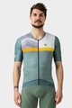 ALÉ Cyklistický dres s krátkym rukávom - ZIG ZAG PR-S - zelená