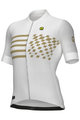 ALÉ Cyklistický dres s krátkym rukávom - PLAY PR-E - biela