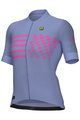 ALÉ Cyklistický dres s krátkym rukávom - PLAY PR-E - fialová