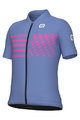ALÉ Cyklistický dres s krátkym rukávom - PLAY KID - fialová