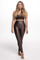 ATHLEEYA legíny - ESSENTIAL SHINE - hnedá