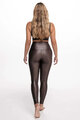 ATHLEEYA legíny - ESSENTIAL SHINE - hnedá