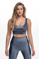 ATHLEEYA legíny - ESSENTIAL SHINE - modrá