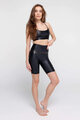 ATHLEEYA legíny - FASHION BIKER SHINE - čierna
