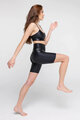 ATHLEEYA legíny - FASHION BIKER SHINE - čierna