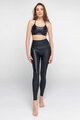 ATHLEEYA legíny - FASHION SHINE - čierna