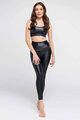 ATHLEEYA legíny - FASHION SHINE - čierna